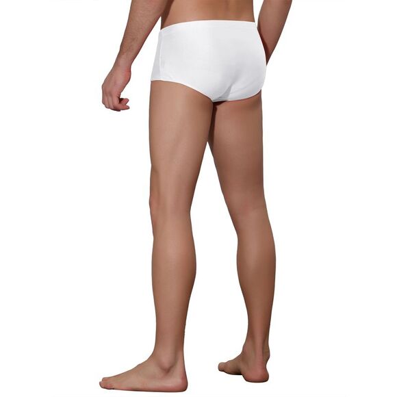 Trussardi White Poliammide Men's Swim Briefs
